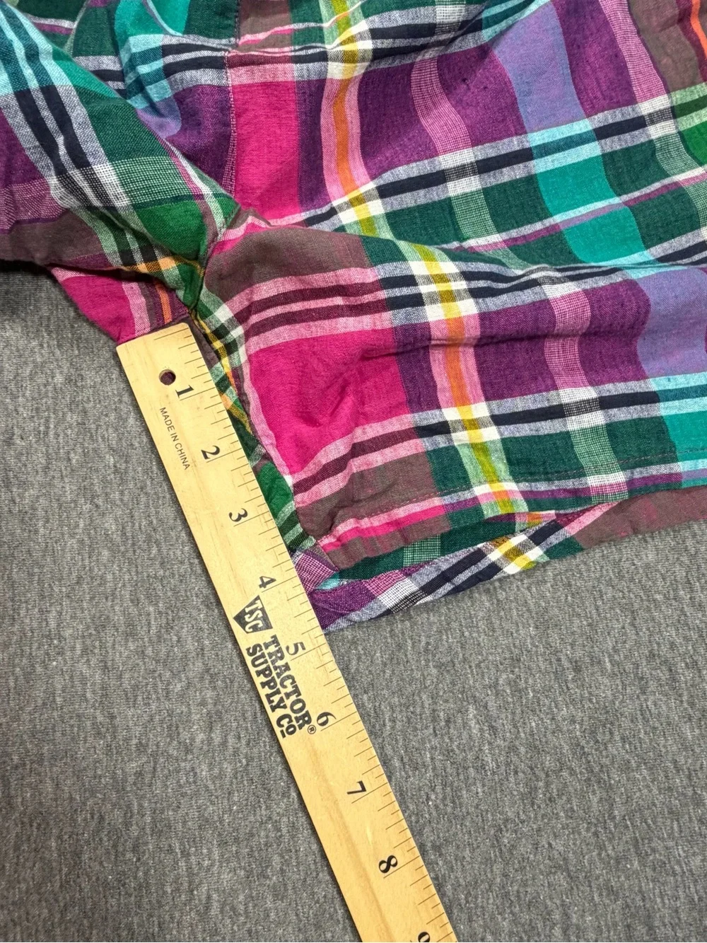 Polo Sport by Ralph Lauren Men’s 90s Vintage Plaid Swim Trunks Bathing Suit XL